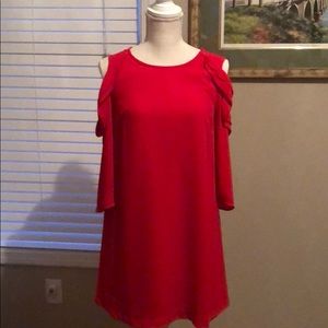 Red junior dress